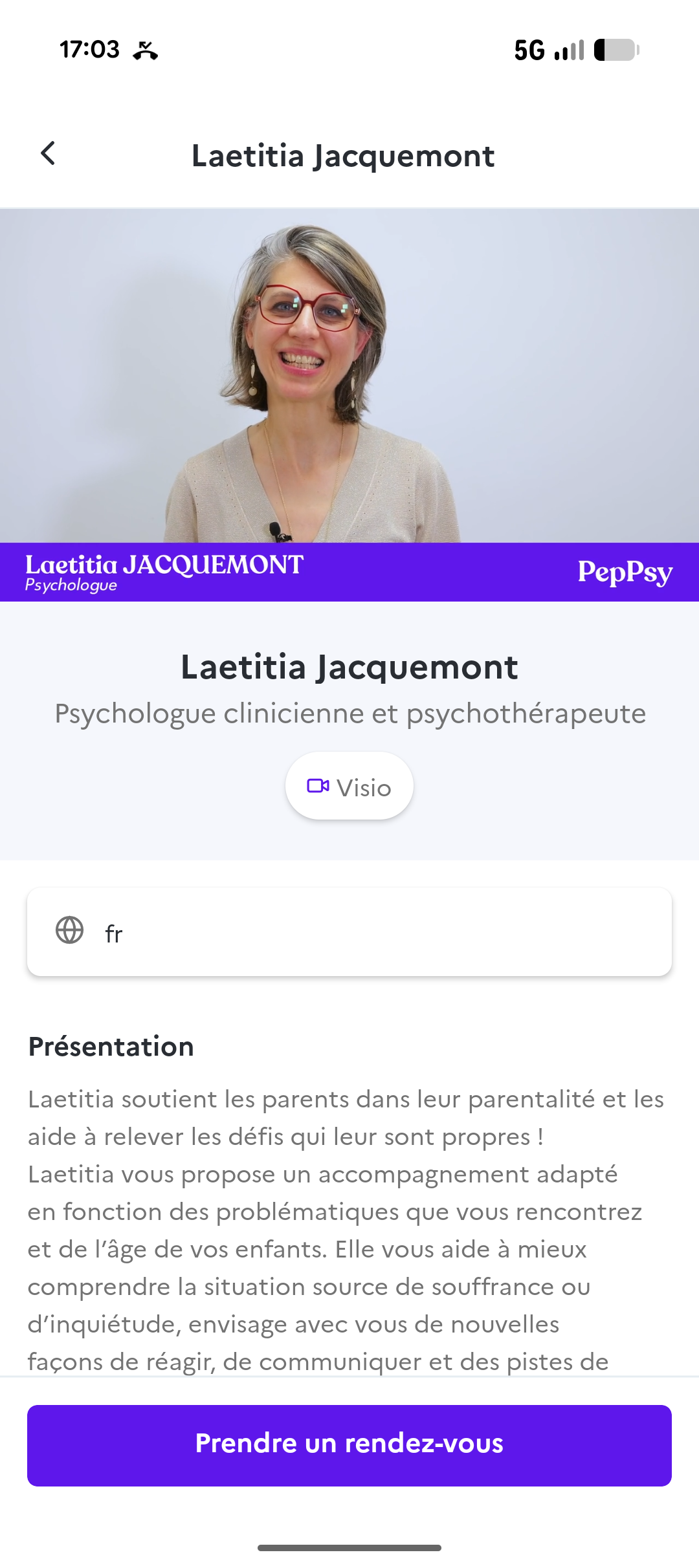 Profil psychologue PepPsy
